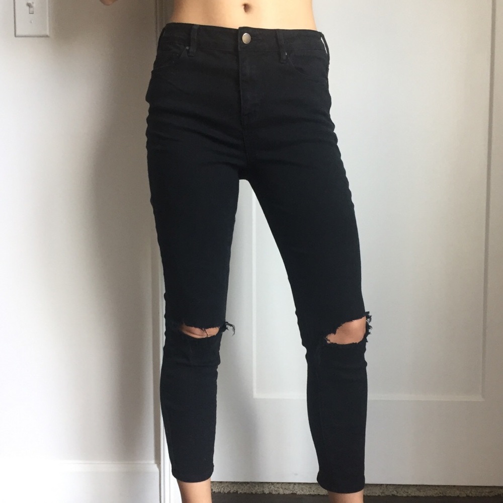 Pacsun Black High Rise Skinniest Ankle Jeans